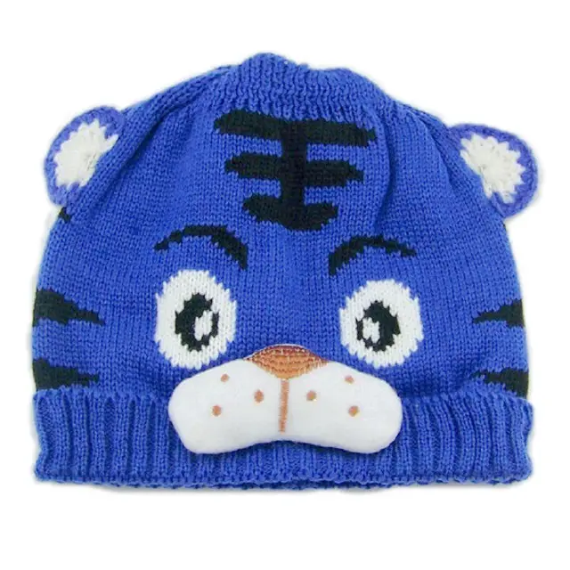 Bnaturalwell Baby tiger hats crochet hat animal design children tiger