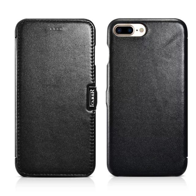 

2018 Original ICARER Colorful Design Genuine Luxury Flip Leather Case Cover For iPhone8 Plus 5.5" Leather Cover For iPhone7 Plus