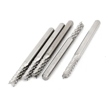 

MYLB-5 PCS Carbide CNC PCB End Mill 3.175 mm Shank 3 mm Cutting Dia
