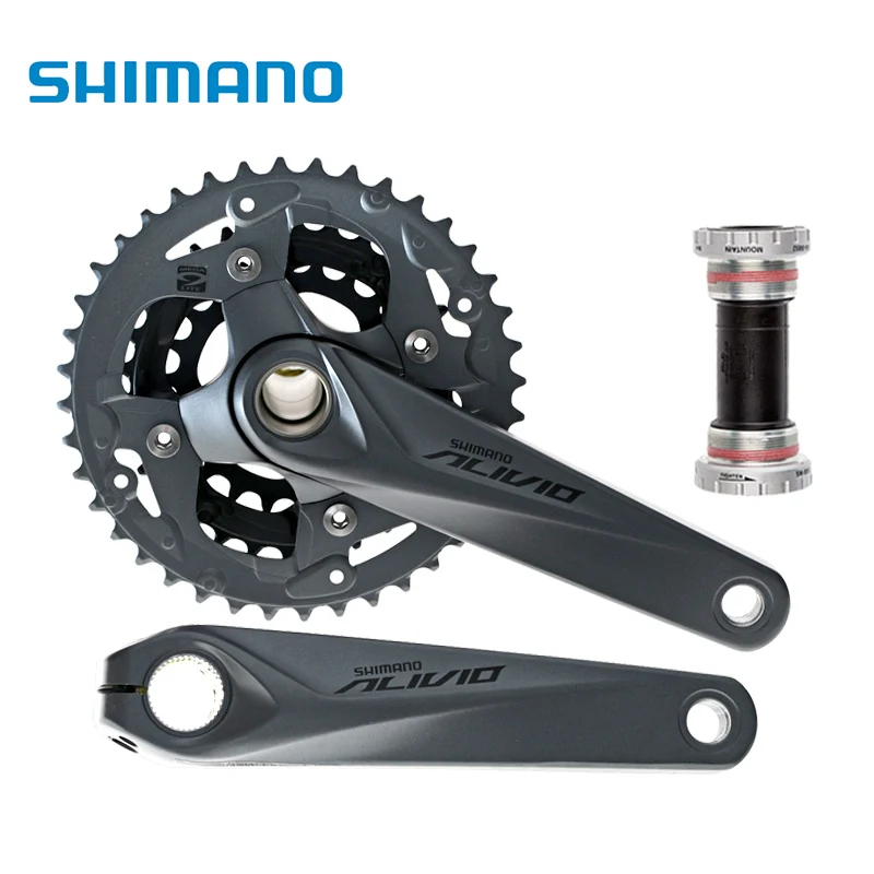 Коленчатый набор shimano Alivio m4050 FC M4050 с ВВ холлоутек детали для велосипеда|alivio