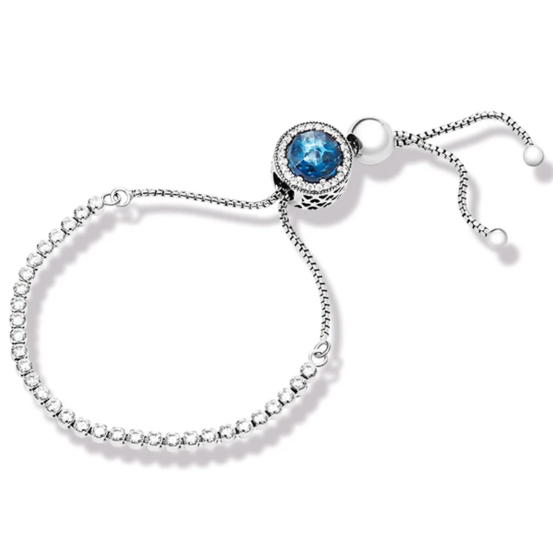 

NEW 100% 925 Sterling Silver Heart ZT0134 Shine Bracelet Opal Strings Set Original Fashion Elegant Jewelry