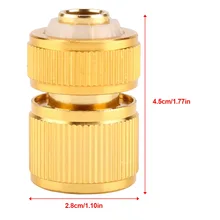 Drip Irrigation For Alloy Water Hose Connector Fitting Switch Nozzle Garden Pipe Quick Fit Adapter Tap Hose Connector