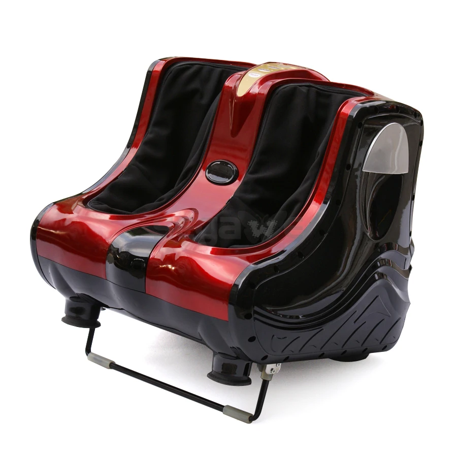 US Free Shipping Foot Massager Kneading and Rolling Leg Calf Ankle w/Remote Sliver&ampRed |