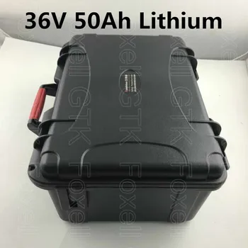 

Li-ion battery pack 36V 50Ah 10S lithium with BMS for EV energy storage forklift electric bike motorcycle+5A charger