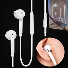 

Sports100PCS/Lot Headphone 3.5mm Headset Earphones with HD Mic Earphone Earbuds For Samsung Galaxy S6 iPhone LG fone de ouvido