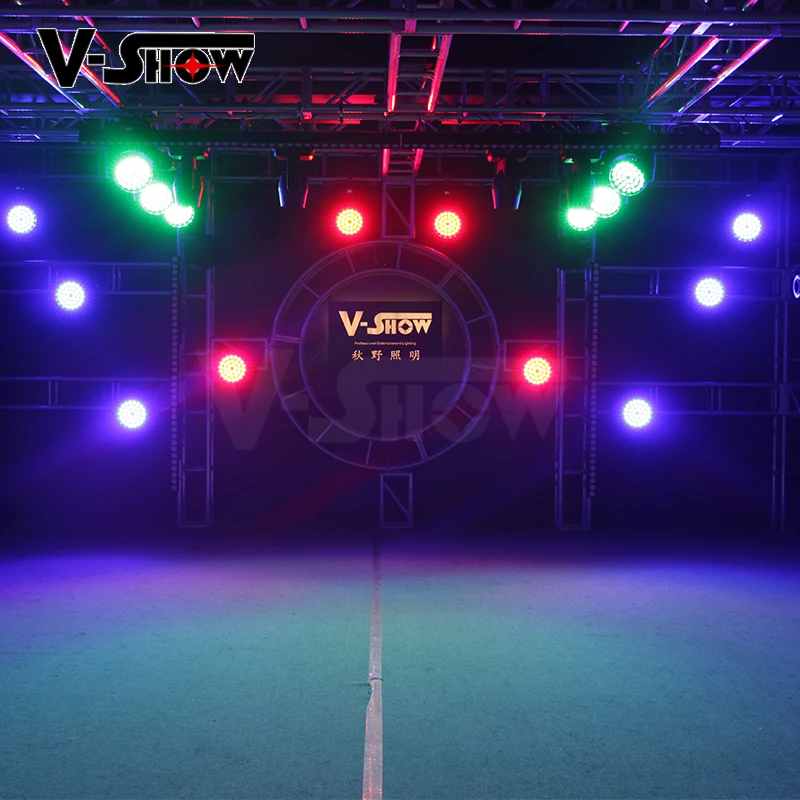 4 шт. с футляром для полета 36X10w RGBW 4в1 Moving Head Light Wash Zoom Stage Led Dmx Control Dj Disco ночного