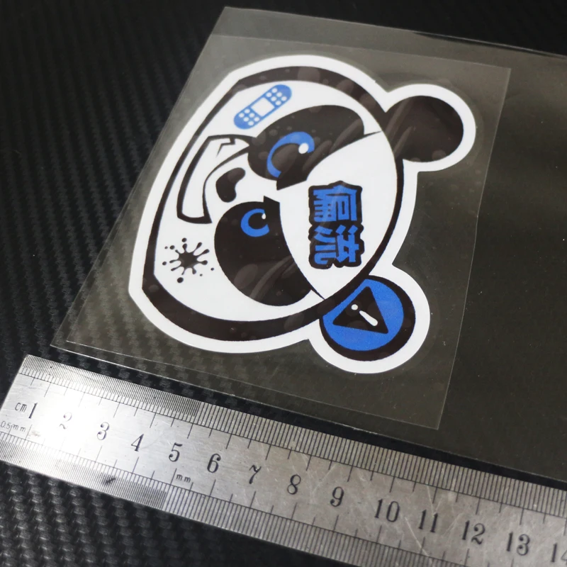 1PCS CAR Styling Sticker Decals for drift JDM Panda head FReflective
