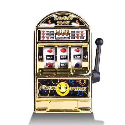 1pc Lucky Jackpot Mini Slot Machine Antistress Educational Toys for Children Games Birthday Gifts Kids Safe Machine Bank Replica 4