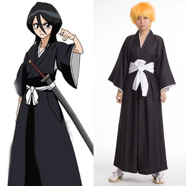 Anime Bleach Kuchiki Rukia Soul Reaper Women's cosplay costumes for