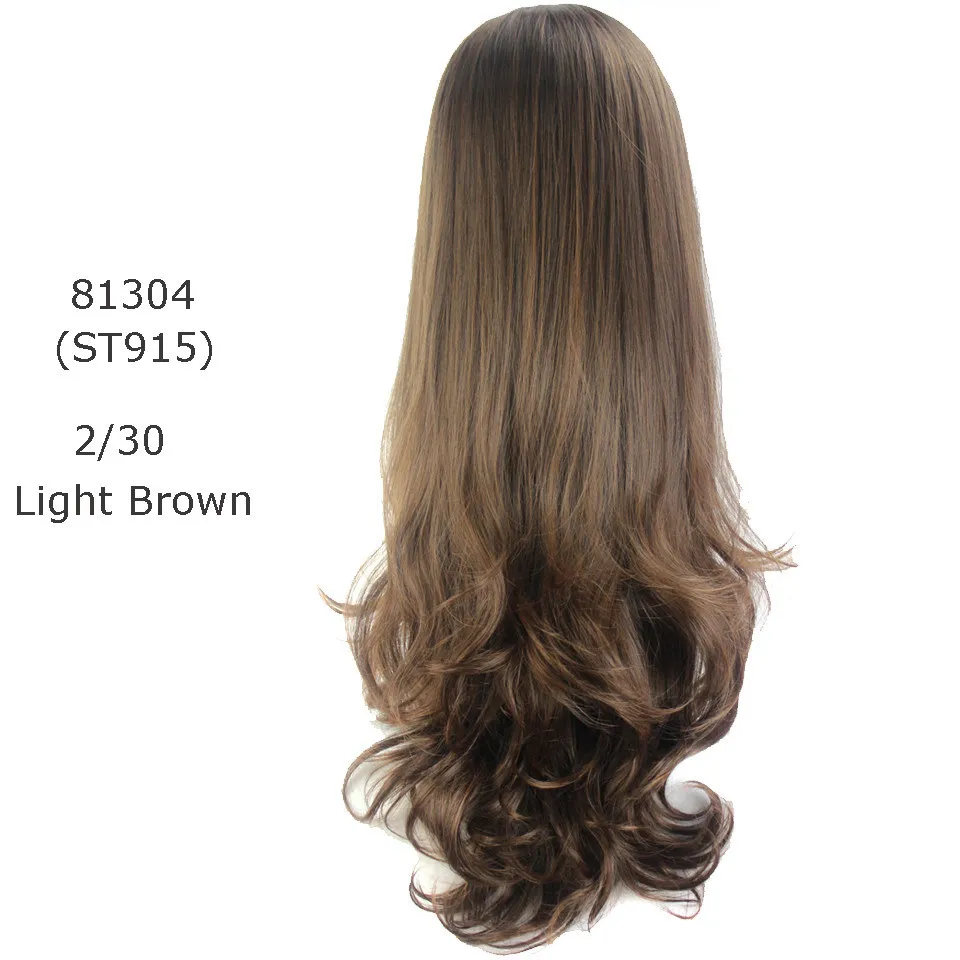MISS WIG 20Inchs Wavy Wig 5Colors Available Half Synthetic Wigs Perruque Synthetic women--