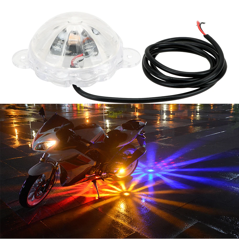 YOSOLO мотоцикл освещение атмосферная лампа мото шасси свет Светодиодная интерьерная подсветка мотоцикл вспышка стробоскоп свет