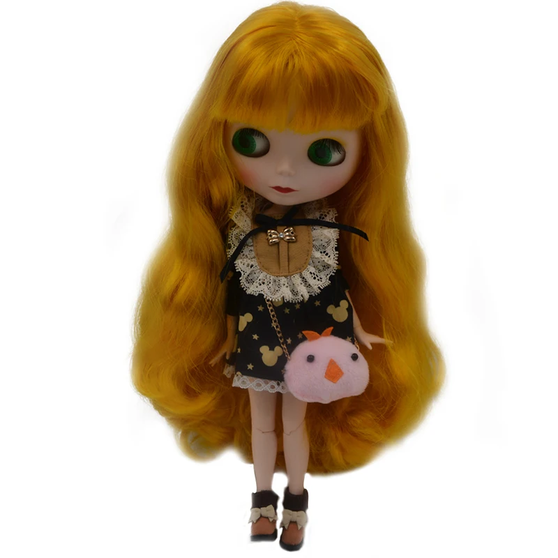 

Blyth Doll BJD, Neo Blyth Doll Nude Customized Frosted Face Dolls Can Changed Makeup and Dress DIY, 1/6 Ball Jointed Dolls SO18
