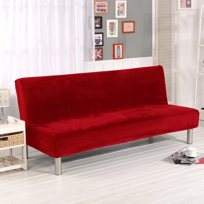 Lelen плюшевый плотный тканевый складной чехол для дивана, кровати, раскладной чехол для сиденья, толстые обложки, скамейка, диване, протектор, эластичный чехол