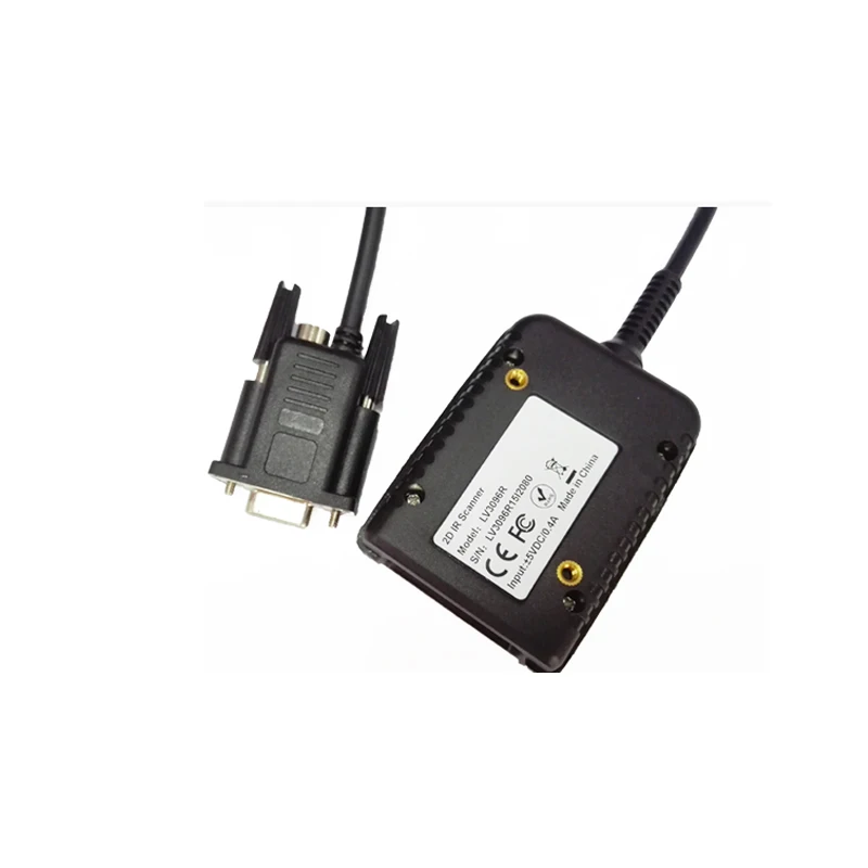 Free shipping LV3096R Rakinda RS232 2D CMOS fixed mount barcode reader