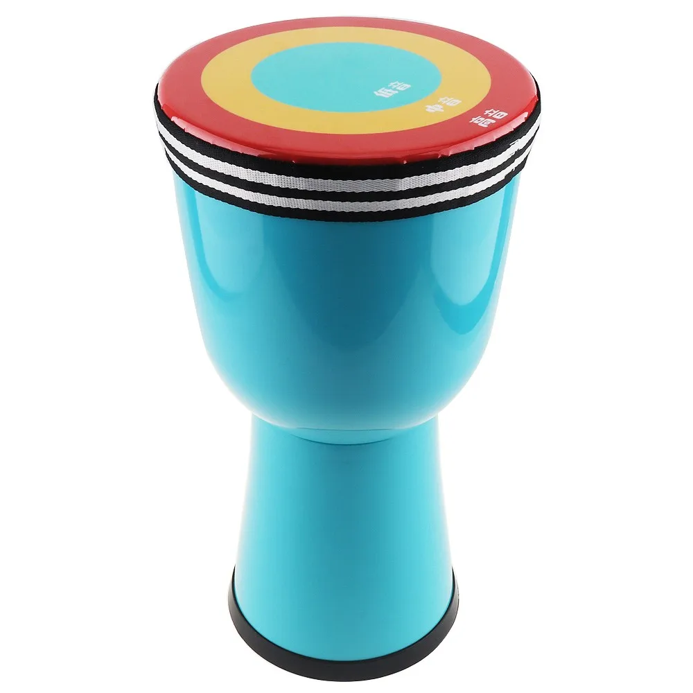 8 дюймов прочный Африканский Djembe барабан красочный ABS баррель ПВХ кожа легкий