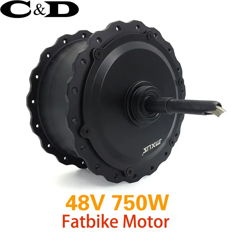 

48V 750W High Speed Brushless Gear Hub Fat Bike Motor E-bike Motor Rear Wheel Drive for 175 mm 190mmFork MXUS Brand