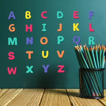

26 English alphabet magnetic stickers household children early education blackboard magnetic pinyin digital stickers
