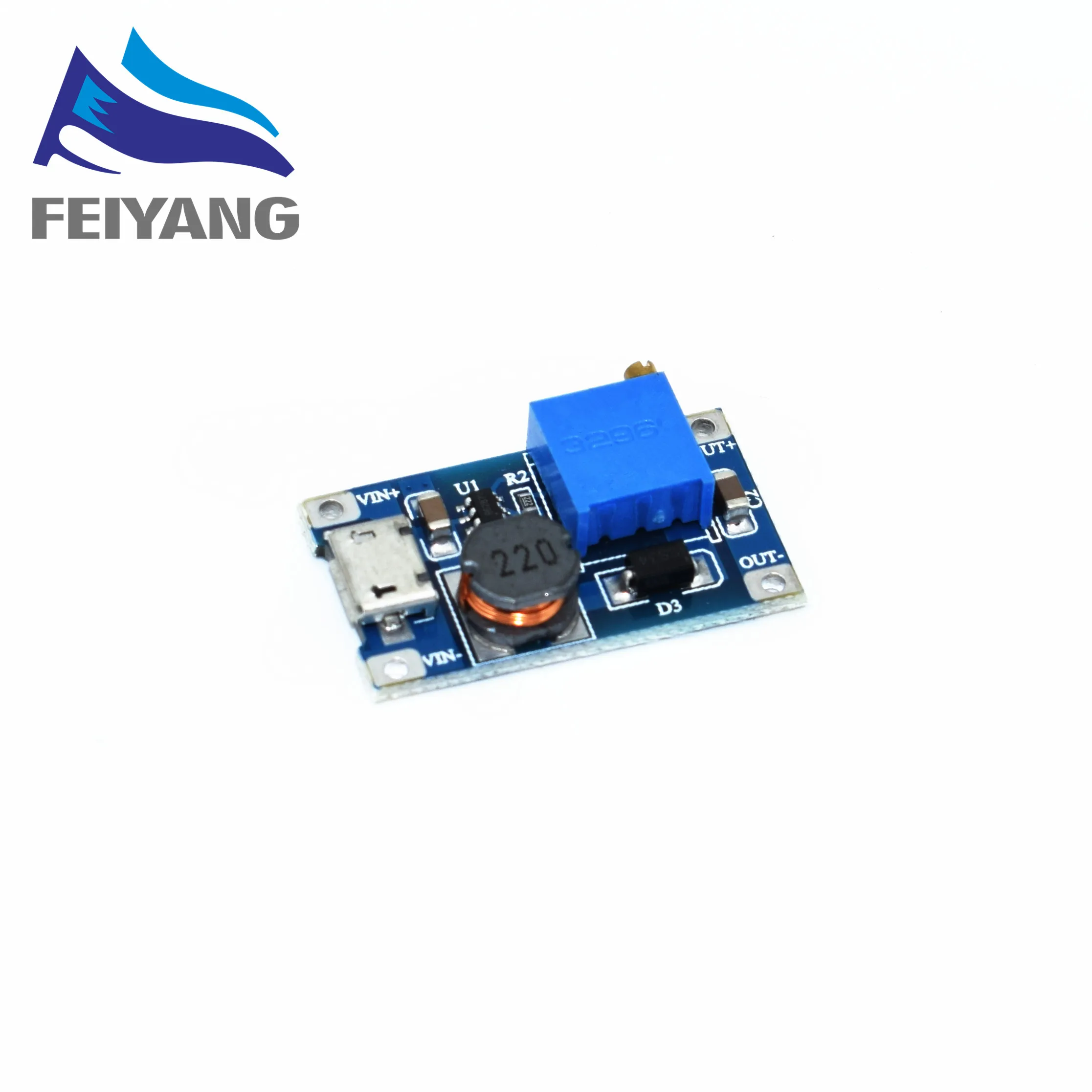 

10PCS MT3608 2A Max DC-DC Step Up Power Module Booster Power Module 3-5V to 5V/9V/12V/24V Adjustable Booster For Arduino