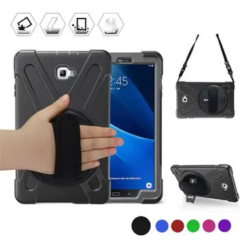 

Conelz For Samsung Galaxy Tab A 10.1'' T580N/T585C Tablet Case Hybrid Shockproof Heavy Duty Defender Armor Case Kickstand Strap