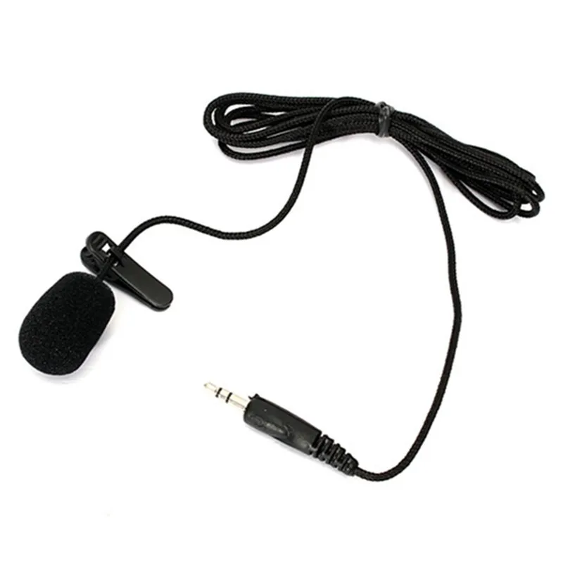 119cm Mic Active 3.5mm Clip Microphone for GoPro HD Hero 1 2 3 3+4