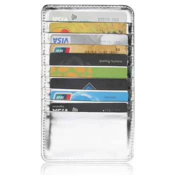 

2019 New Bright Colorful Unisex Women Men Long Thin Card Holder Multi-card Travel Money Coin Bag ID Minimalist Purse Wallets