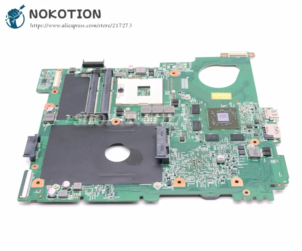 NOKOTION CN-0XV36V 0XV36V материнская плата для ноутбука Dell Vostro 3550 V3550 основная плата HM67 DDR3 HD6630M видеокарта 1 ГБ