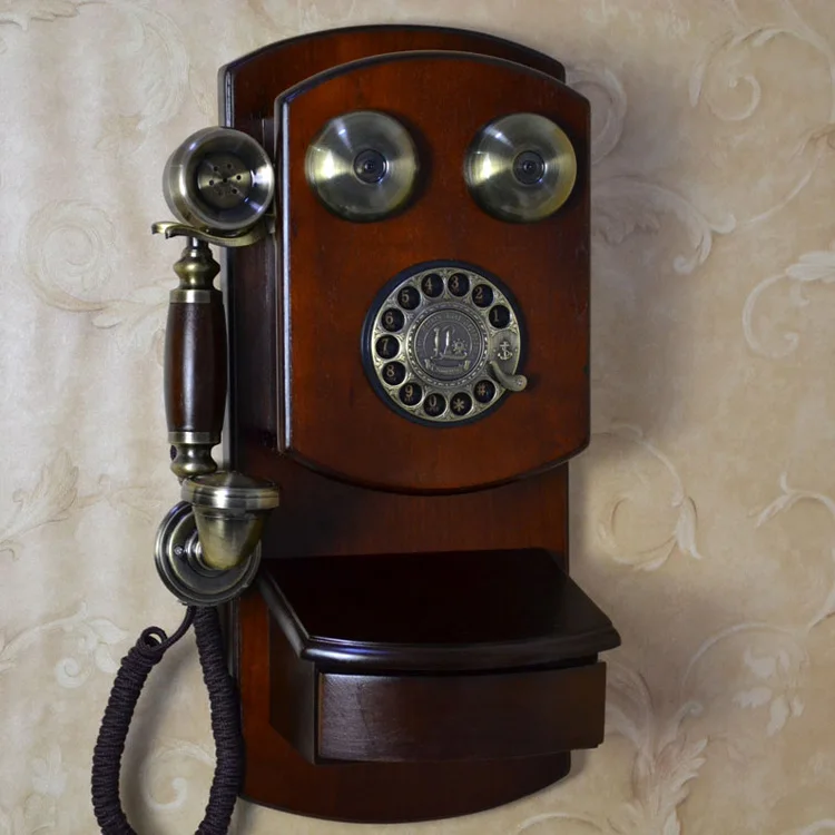 Old Fashioned Wooden Wall Phones Old Fashioned Wooden Wall Phones