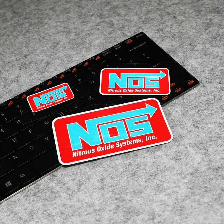 

GalonDeco Car Modification NOS Fashion Sticker Nitrous oxide systems Car Accessories Creative Reflective Car Stickers and Decals