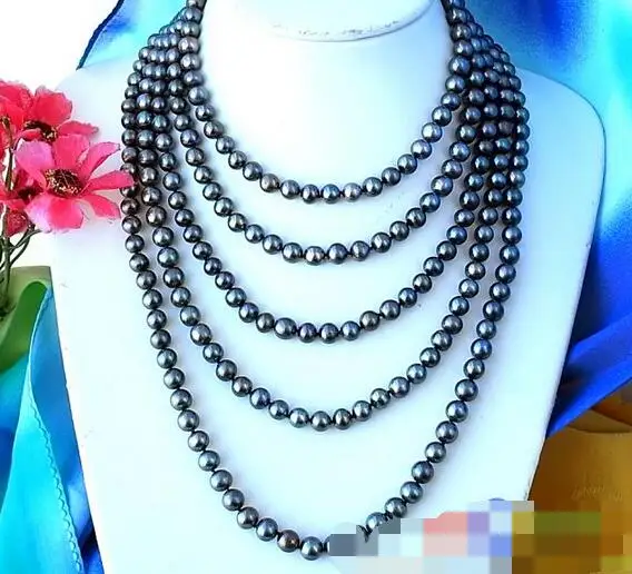 

song voge gem nanJ0283 BLACK ROUND FW CULTURED PEARL NECKLACE