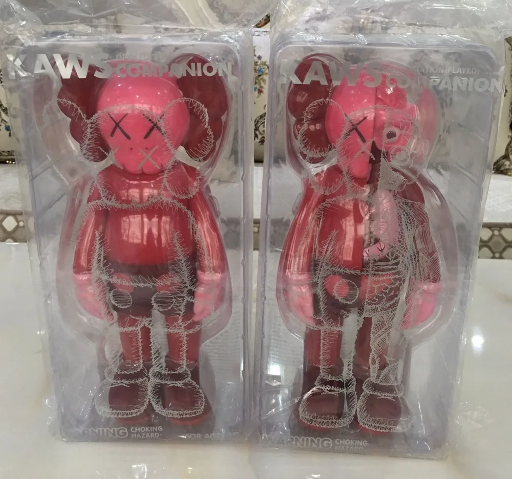 Edition Red 11 Inch Originalfake KAWS Dissected Companion Open Edition Art Fashion Toy Original Fake With Retail Box Decoration