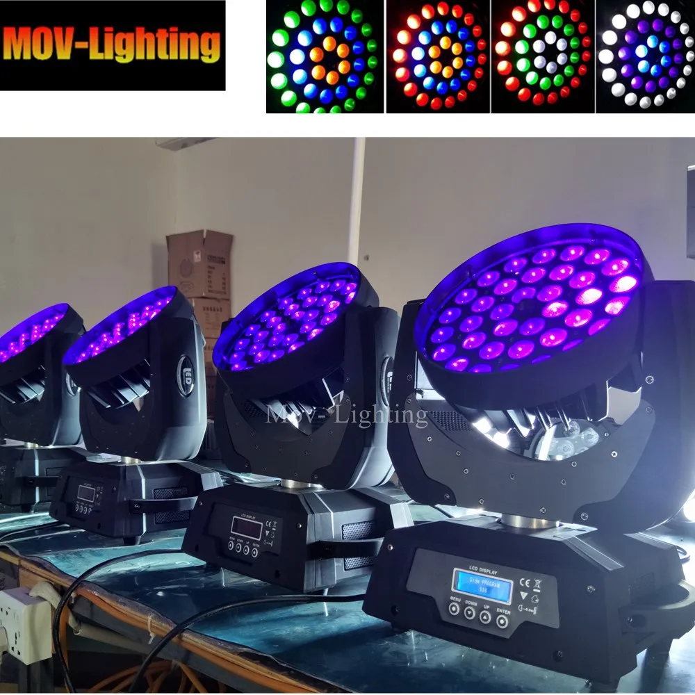 4 unit 36x18W RGBW Led Moving Head Light Mini Bee Eye/Hawk Eye | Освещение