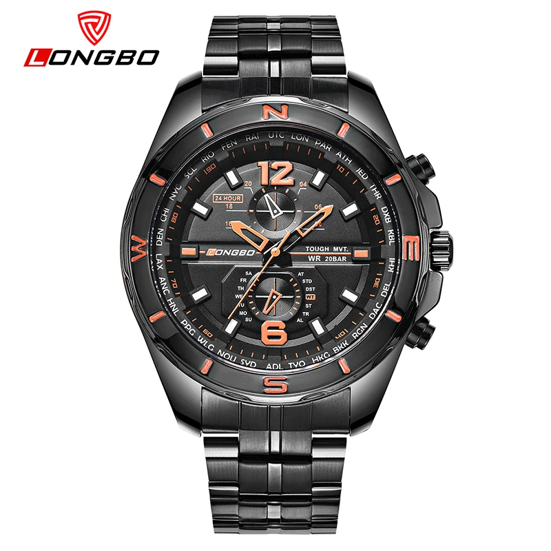 

Big Deal New Coming Mens Dorpshipping Stainless Steel Watch Bracelet Man Gentle Business Clock Watch horloges uhr 80249