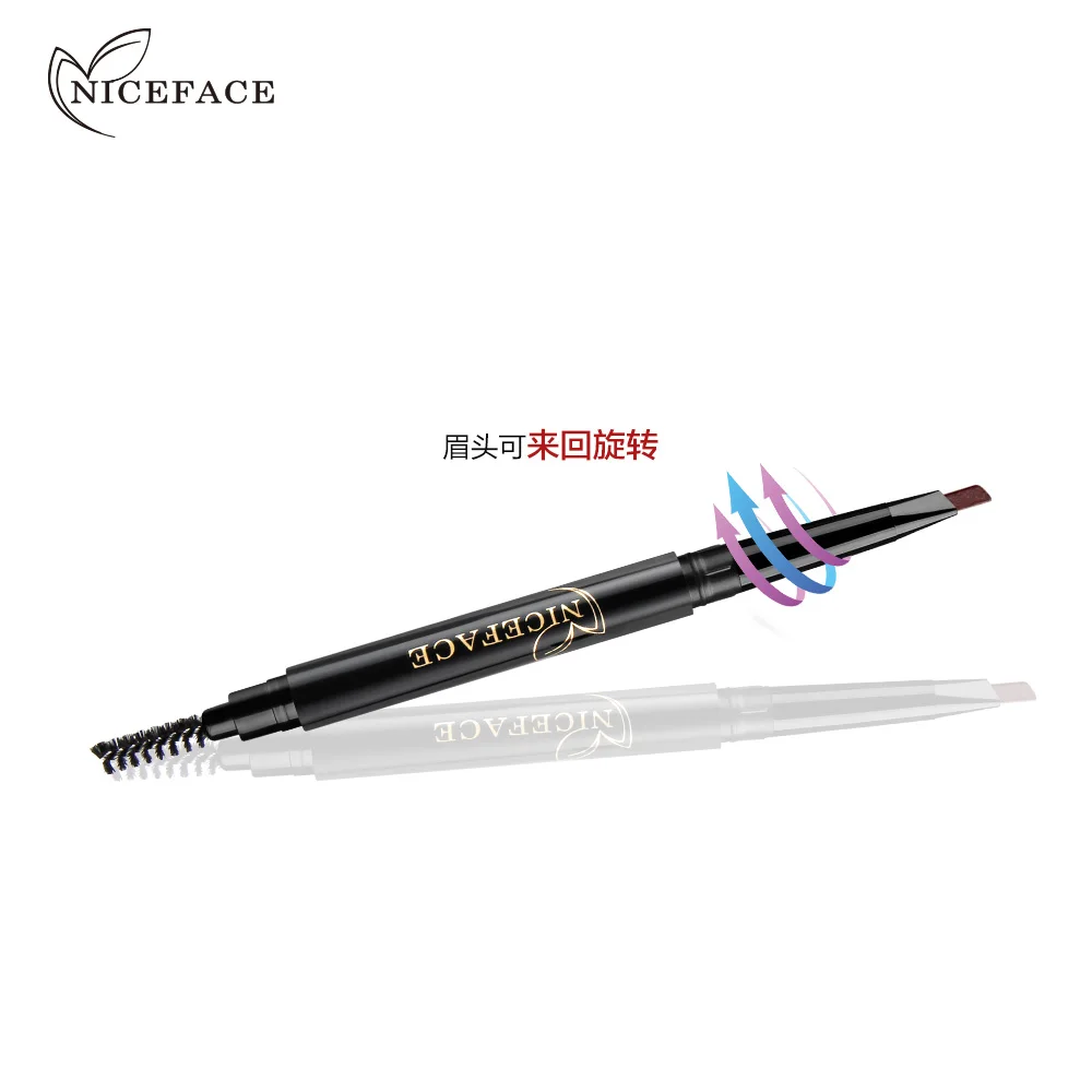 NICEFACE 5 Color Automatic Eyebrow Pencil With Brush Makeup Long Lasting Waterproof Eyebrow Finish Sculpting 3D Eyebrow Enhancer NICEFACE 5 Color Automatic Eyebrow Pencil With Brush Makeup Long Lasting Waterproof Eyebrow Finish Sculpting 3D Eyebrow Enhancer