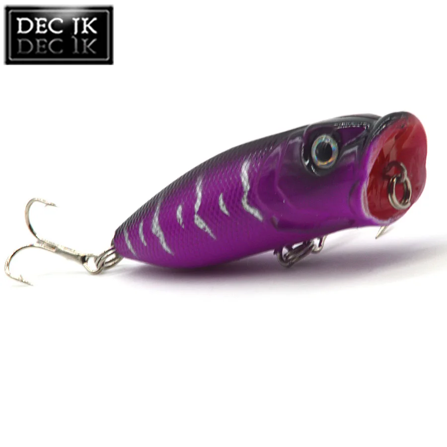12PCS Poper Hard Artificial Laser Fake Bait Jerkbait Swimbait Lure For Fish Trolling Hooks Fishing Lures Sea Tackle Topwater (7)