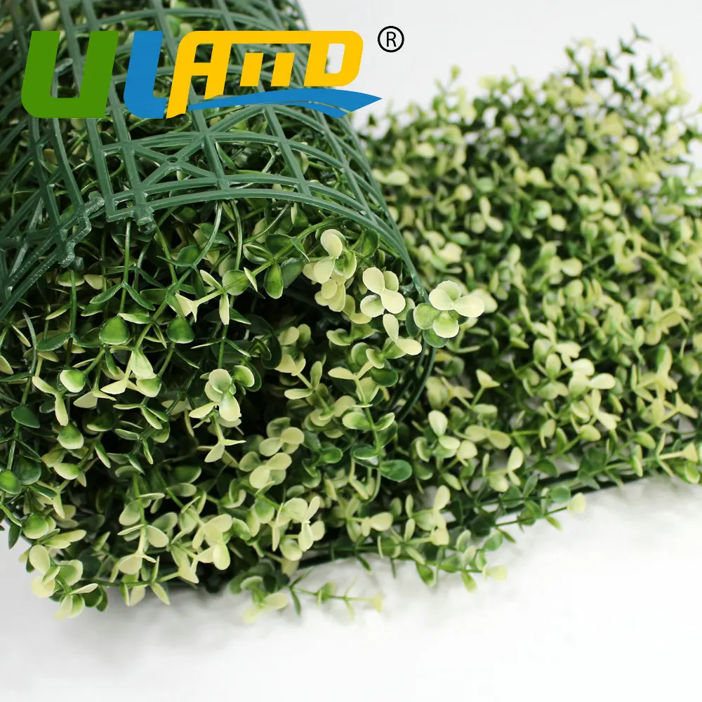 

ULAND 10"x10" Outdoor Decoration DIY Garden Boxwood Mats 25x25cm Plastic Artificial Ivy Leafs Fencing Decorative Plant Fencing
