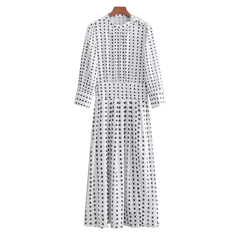 3 quarter sleeve midi dress