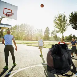 Баскетбол Футбол волейбол Drawstring Слинг Мяч Сумка Портативный Оксфорд спортивные утолщенный ремень для верховой езды тренажерный зал