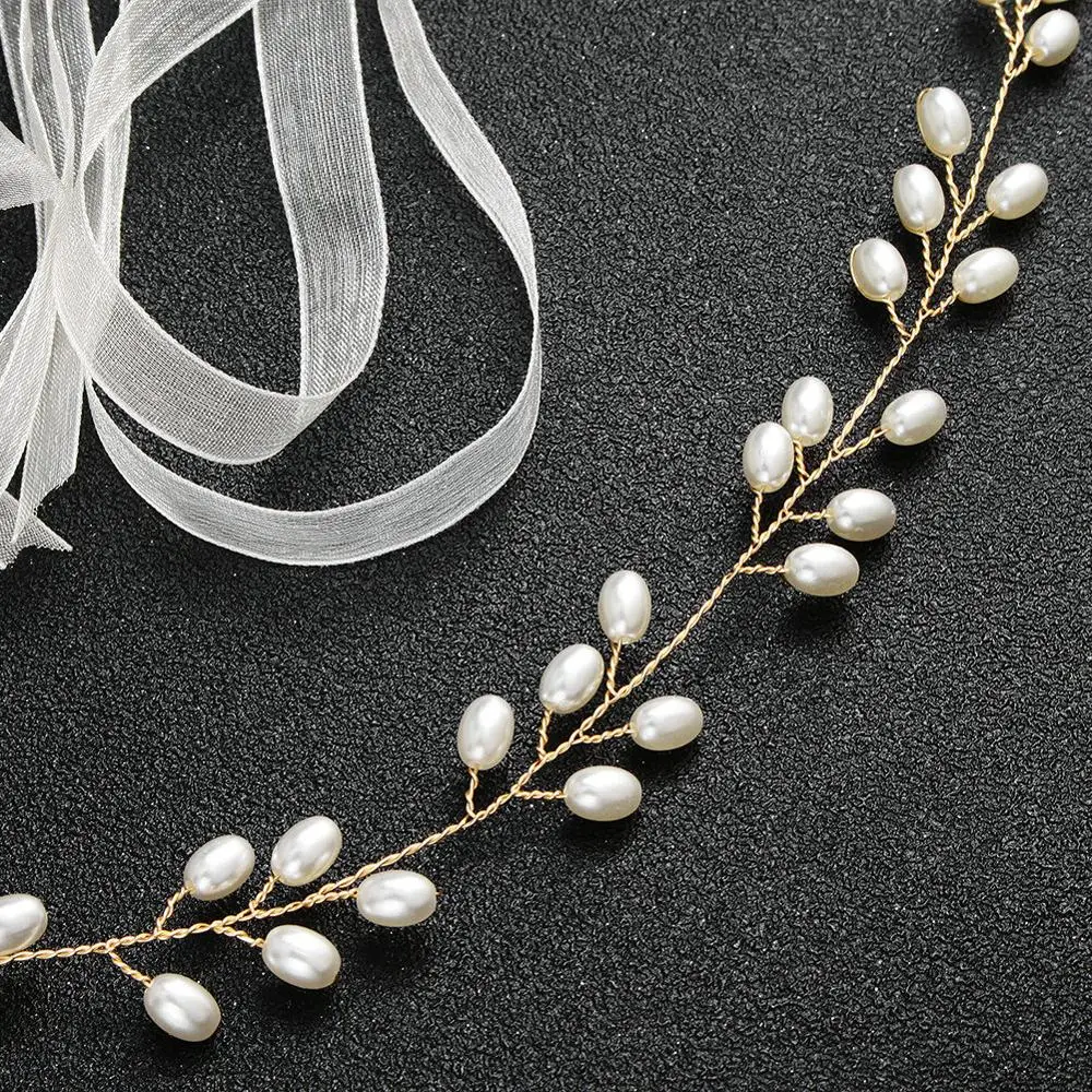 2019 Newest Arrival Gold Color Pearls Wedding Belts and Sashes Alloy Bridal Sash Wedding Dress Accessories for Ladies 2019 Newest Arrival Gold Color Pearls Wedding Belts and Sashes Alloy Bridal Sash Wedding Dress Accessories for Ladies