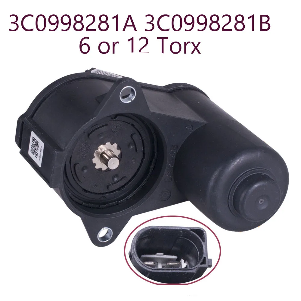 6 12 Torx Wheel Handbrake Brake Caliper Servo Motor 3C0998281A 3C0998281B 32330208 3C0998281 for VW Passat B6 B7 Tiguan Audi Q3 026