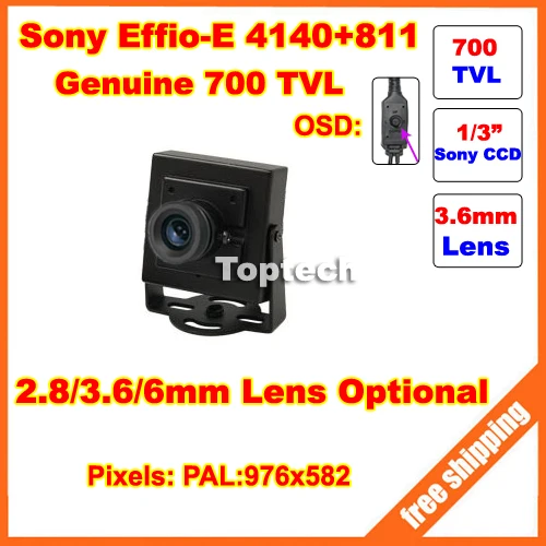 imágenes para 960 H Effio-e 700TVL Menú OSD CCD 3.6mm lente Mini cctv cámara imágenes para 960 H Effio-e 700TVL Menú OSD CCD 3.6mm lente Mini cctv cámara