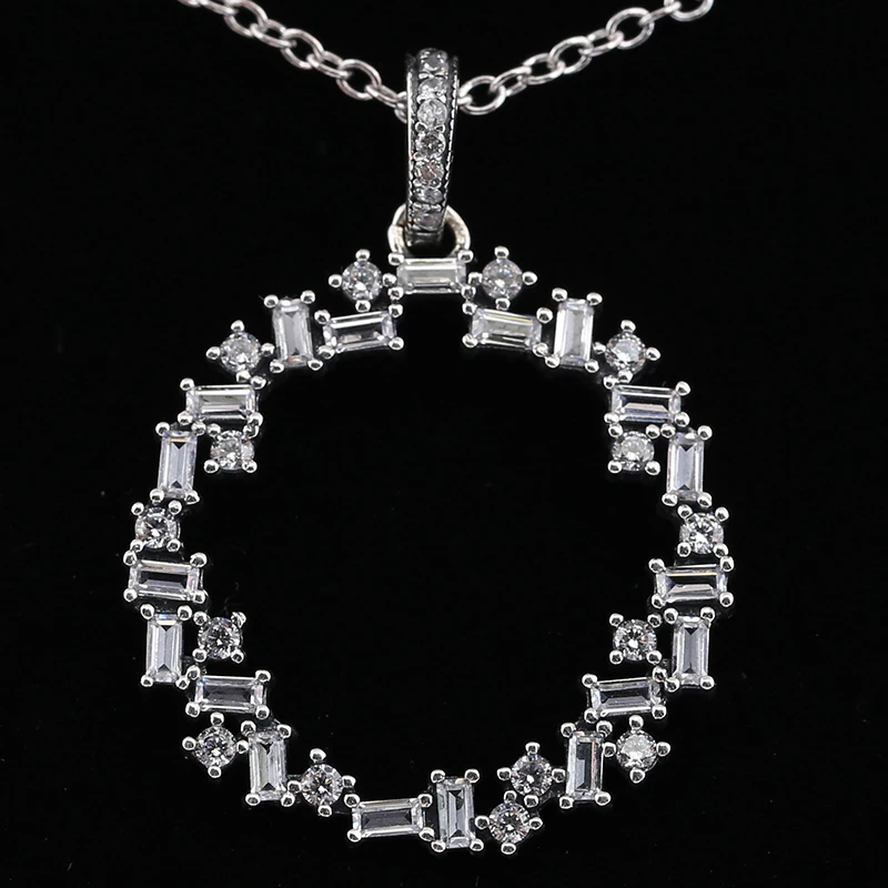 

925 Sterling Silver SHARDS OF SPARKLE NECKLACE, CLEAR CZ for Women Jewelry Collar