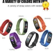 Цветной Bluetooth SmartBand монитор сердечного ритма кровяного давления цветной экран Браслет Смарт-браслет для фитнеса смарт-браслет