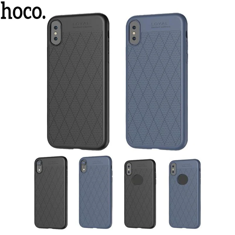 

HOCO TPU Shockproof Phone Case Protective Anti-Knock Back Cover Shell Frame for iPhone XS XR XS Max Mobile Phone Case