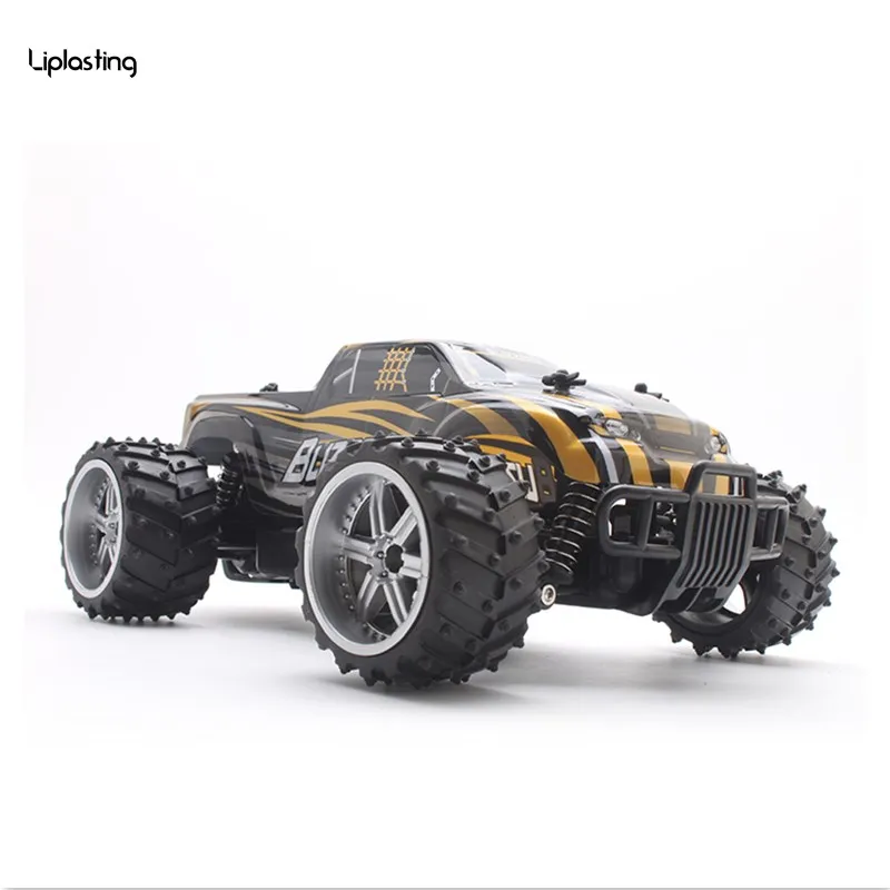 

Electric RC Car USB Charger 1:16 Scale Model 4WD Off Road High Speed Remote Control Car (Gold) for Kids Children Gift