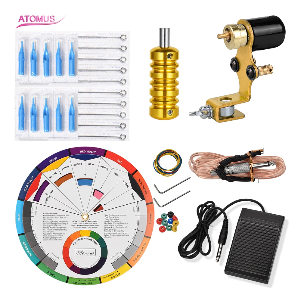 

Tattoo Machine Professional Tatu Studio Tatoo Tatuaje Kits Proficional Gun Maquina De Tatuar Kit Tatoo Machine Set Up Maquinas
