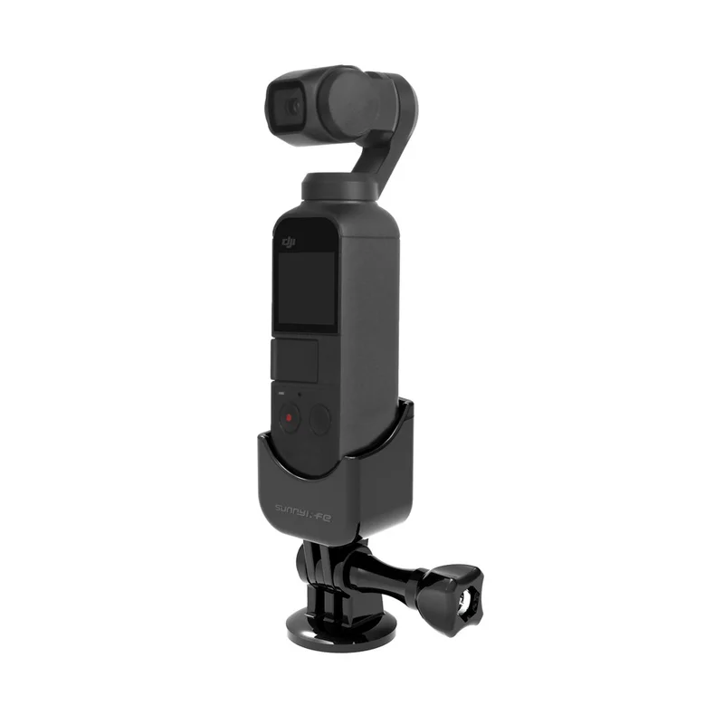 Sunnylife DJI OSMO Pocket Accessories Bike Clip Clamp Holder + DJI OSMO Pocket Handheld Gimbal Stabilizer Mount Base for Gopro