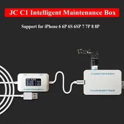 JC C1 Smart ремонт коробки для iPhone 6 6p 6S 6sp 7 7 P 8 8 P OLED Экран Тесты кабель для зарядки вине обнаружить материнской Тесты инструмент
