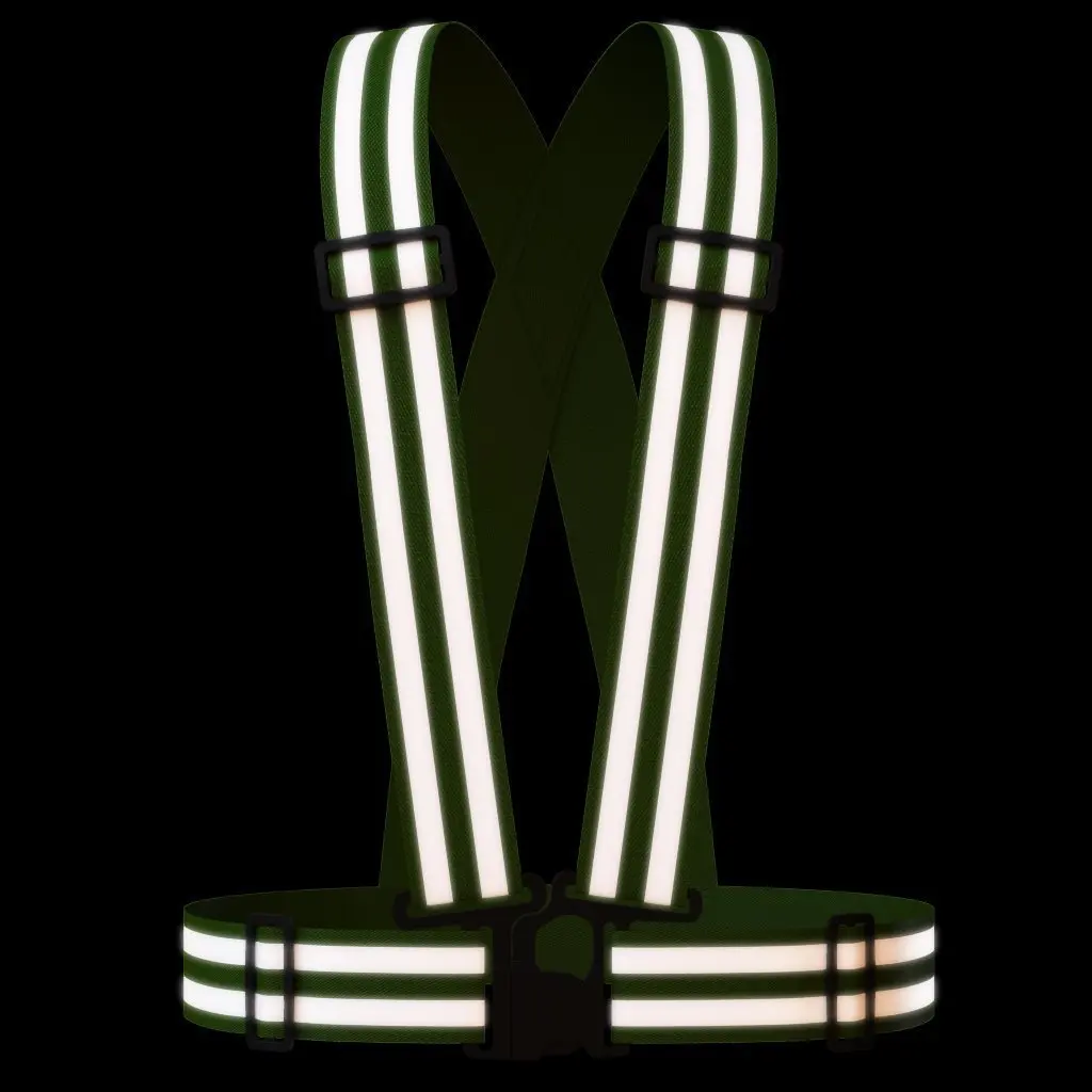 

Wholesale Reflective vest provides high visibility day and night motorcycle jacket, cycling and running