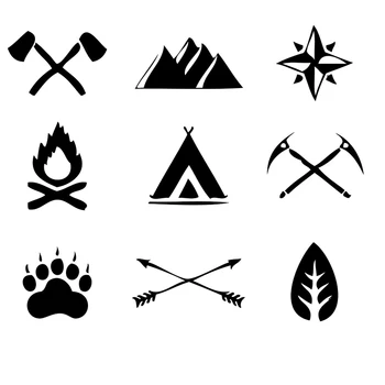 

17*14.1cm The great outdoors Vinyl Decal Sticker For Car Truck Motorcycle SUVs Windows Laptops Car Stickers
