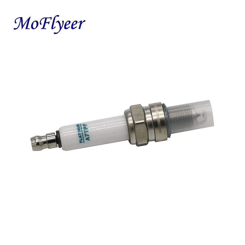 

MoFlyeer Motorcycle Spark Plug A7TC 10mm for GY6 50cc 70cc 90cc 125cc 150cc Scooter ATV Quads Go Kart Dirt Bike Moped QMI157
